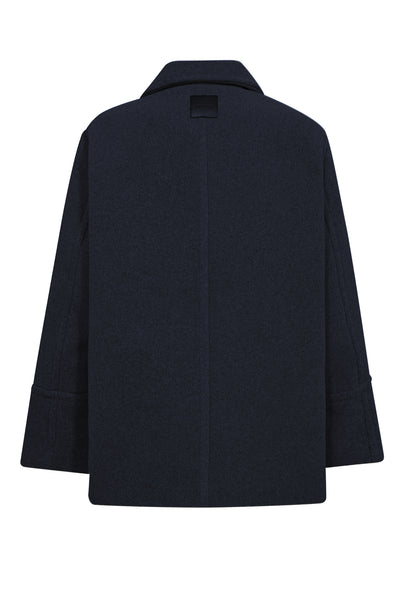 MMCharly Wool Jacket Salute Navy - 173950 Thumbnail