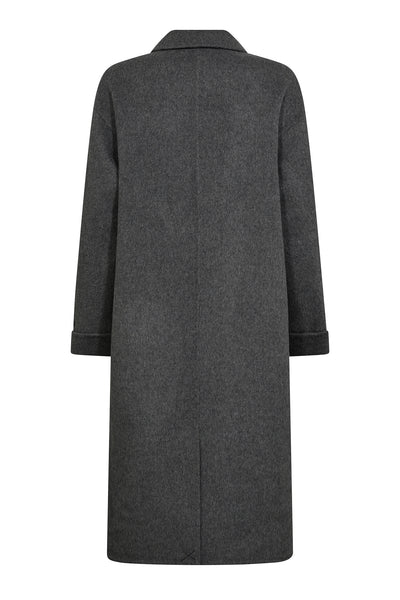 MMLucca Loisa Wool Coat Mockingbird - 173990 Thumbnail