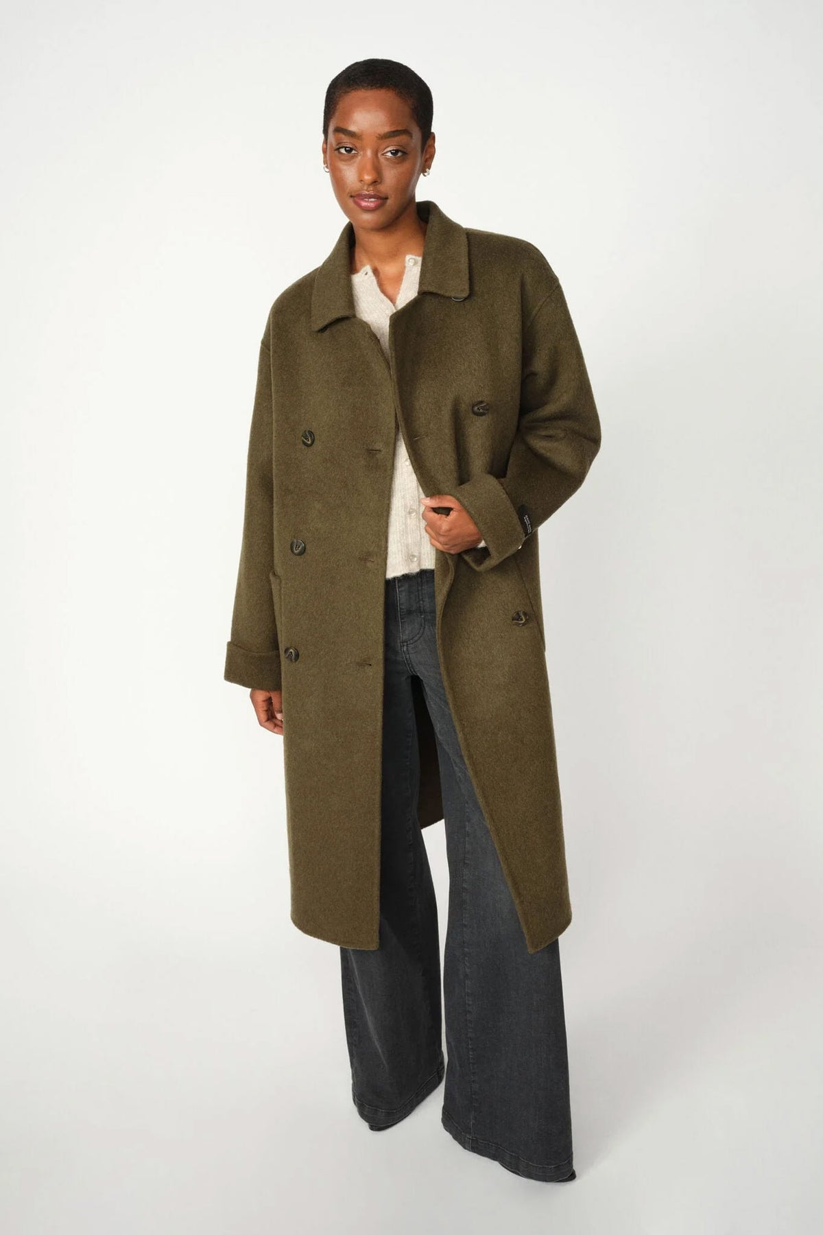 MMLucca Loisa Wool Coat Rosin - 173990