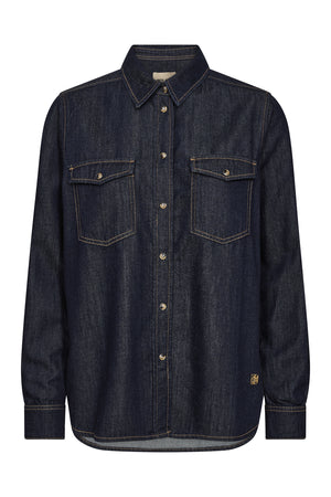MMNatalie Denim Shirt DARK BLUE - 174670