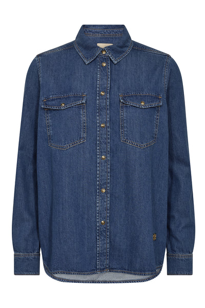 MMNatalie Denim Shirt Blue - 174670 Thumbnail