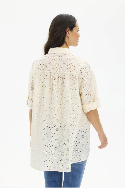 Rikky shirt Creme - 16683 Thumbnail