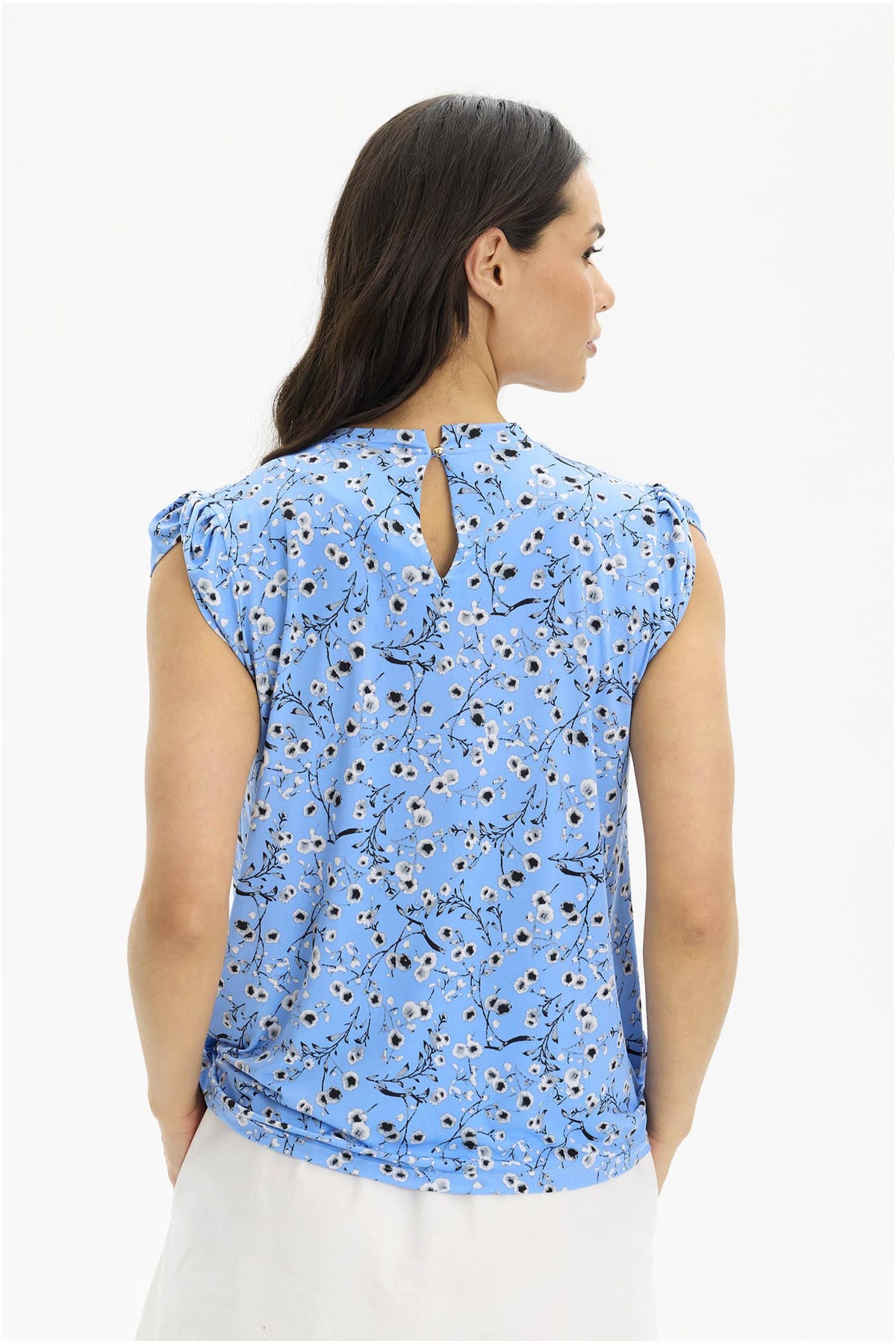 Grazia blouse s/s Light Blue - 16715