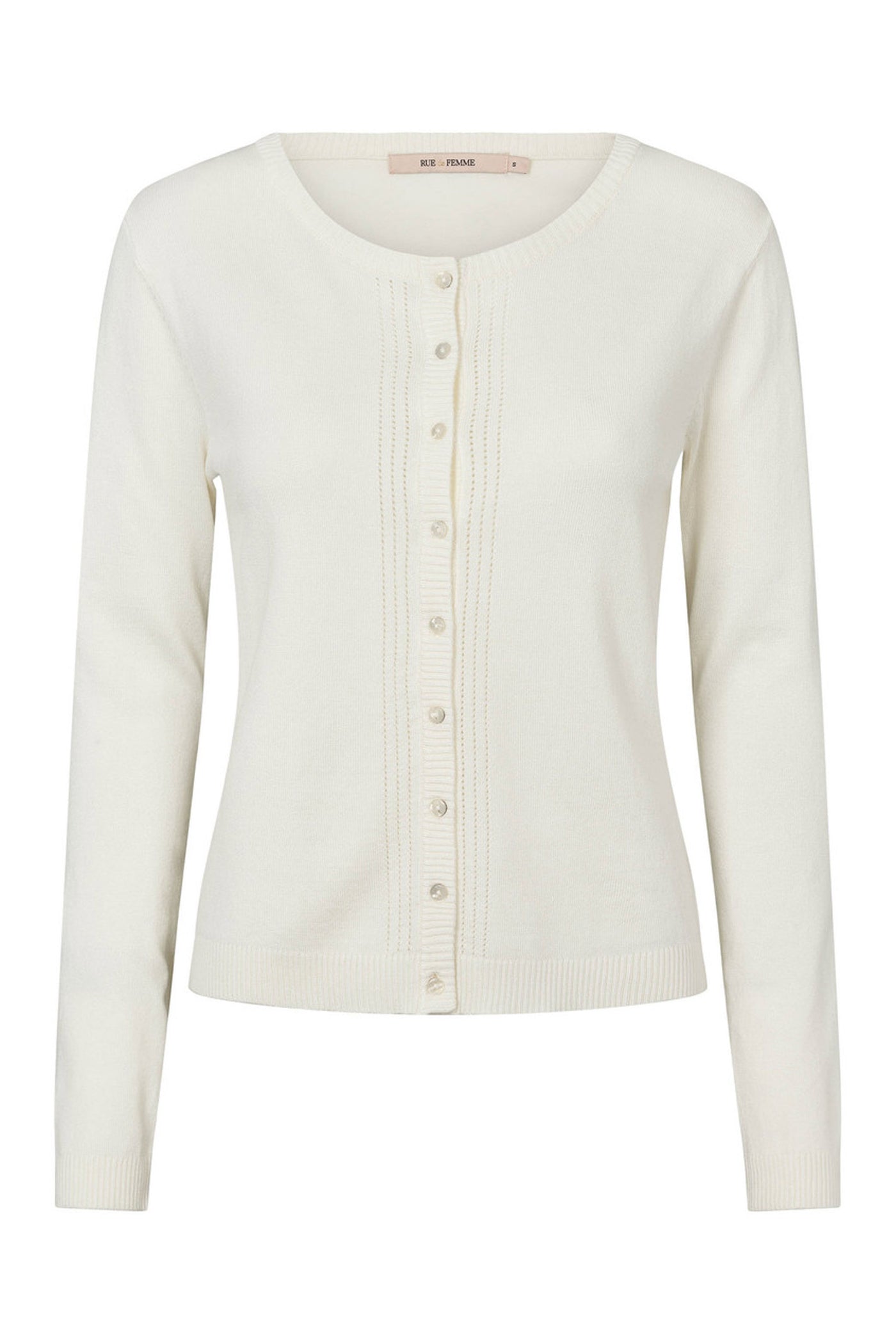 7493 Softy Heloise knit cardig 01 White - RDF281