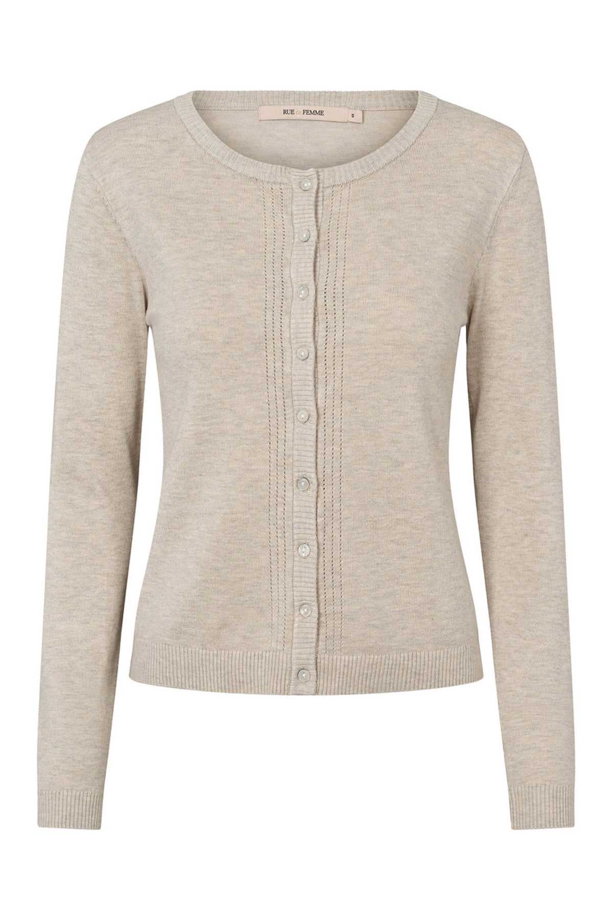 7493 Softy Heloise knit cardig 05 .Sand