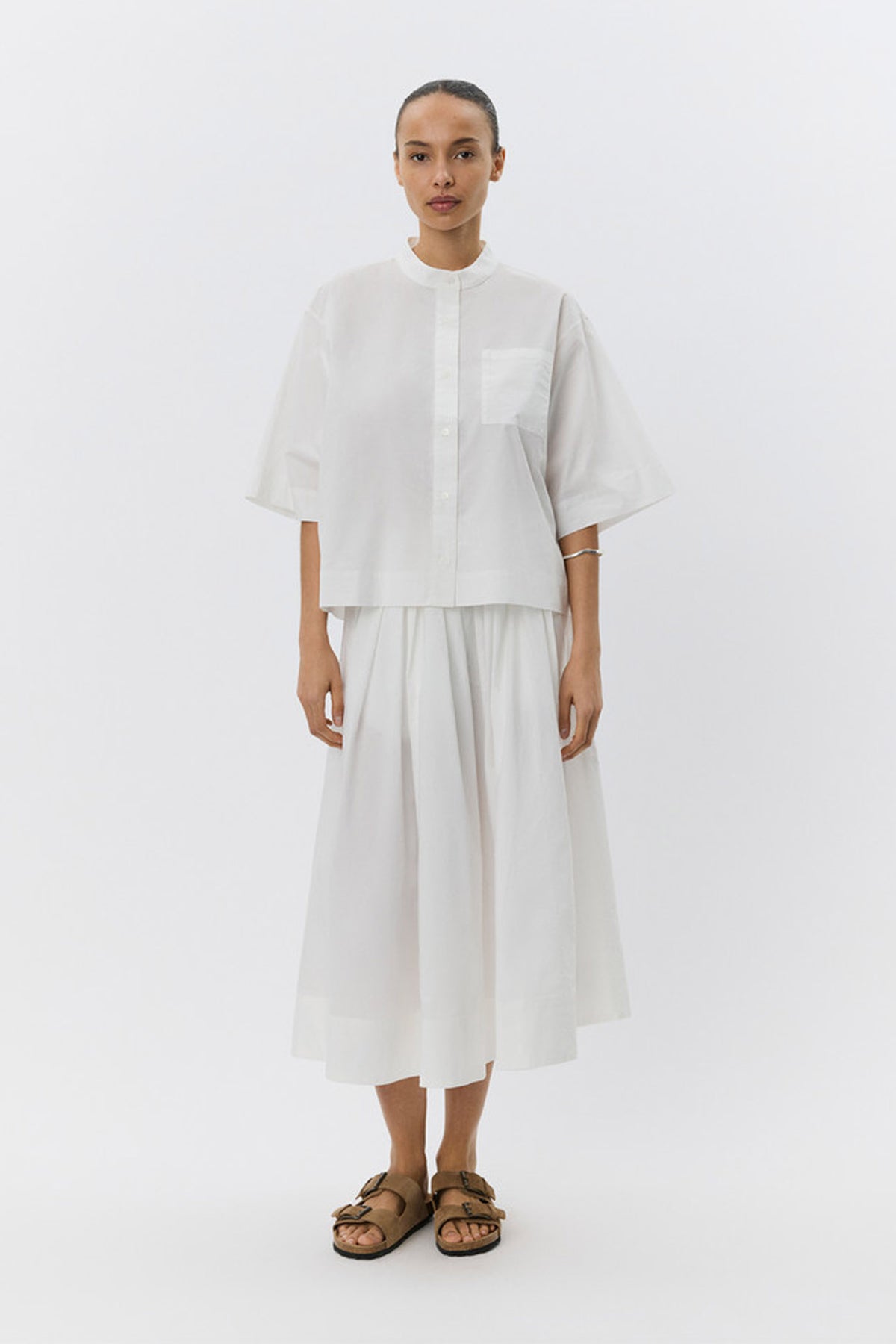 KATTIASW SKIRT 0101 Off white - S252122
