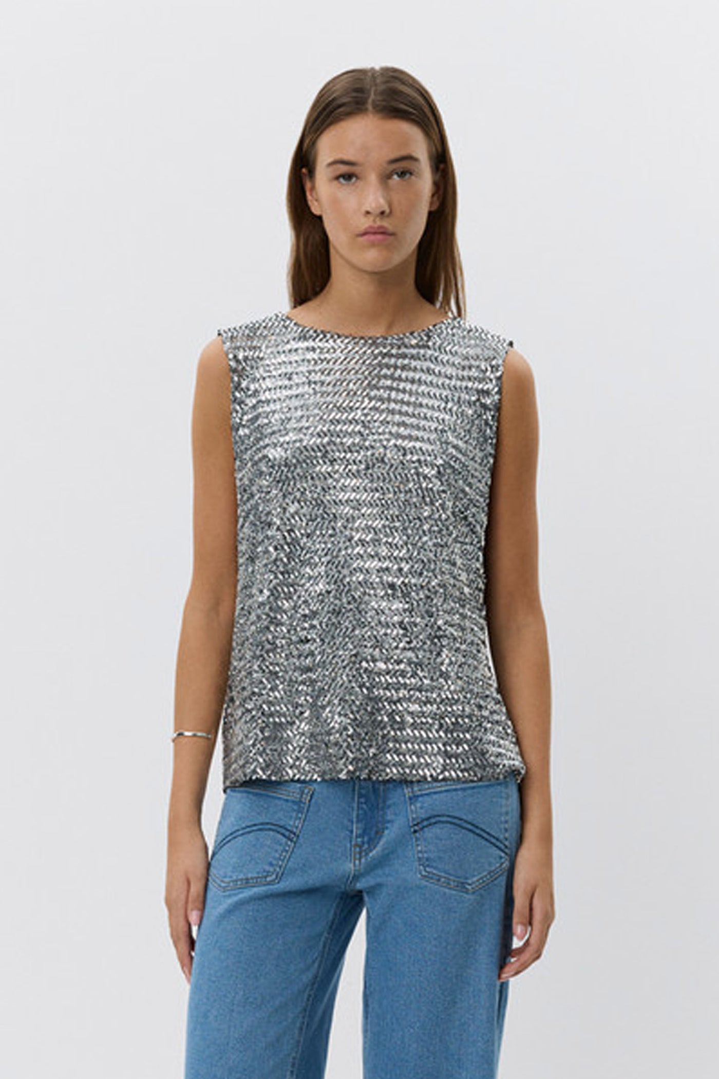 INAYASW TOP 8037 Silver - S252175