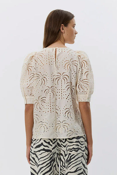 AHLIASW BLOUSE 0101 Off white - S252230 Thumbnail