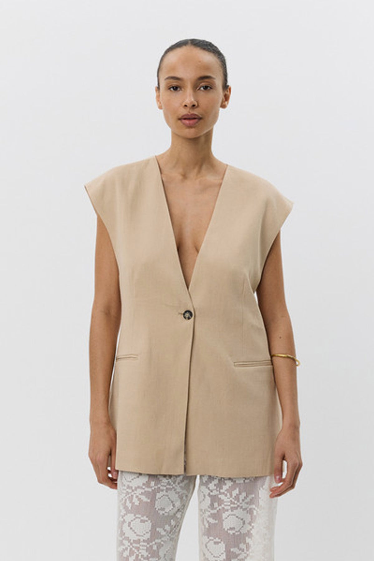 WALLISSW VEST 9045 Nature - S252237
