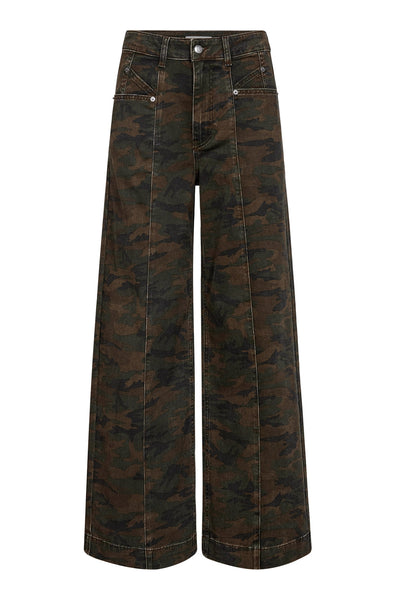 CamouCC Denim Wide Jeans 77-Camouflage - 31588 Thumbnail