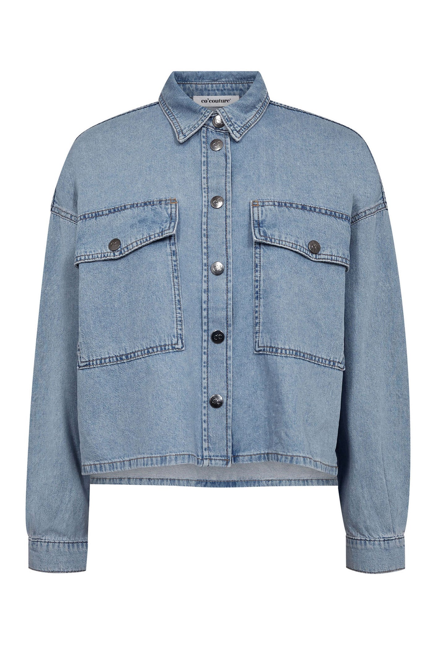 CindyCC Denim Shirt 114-Fade Denim - 35899