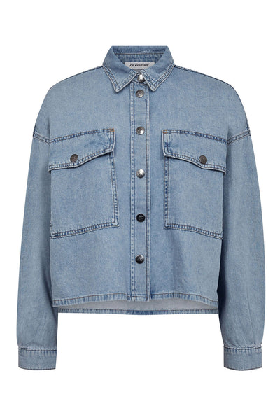 CindyCC Denim Shirt 114-Fade Denim - 35899 Thumbnail