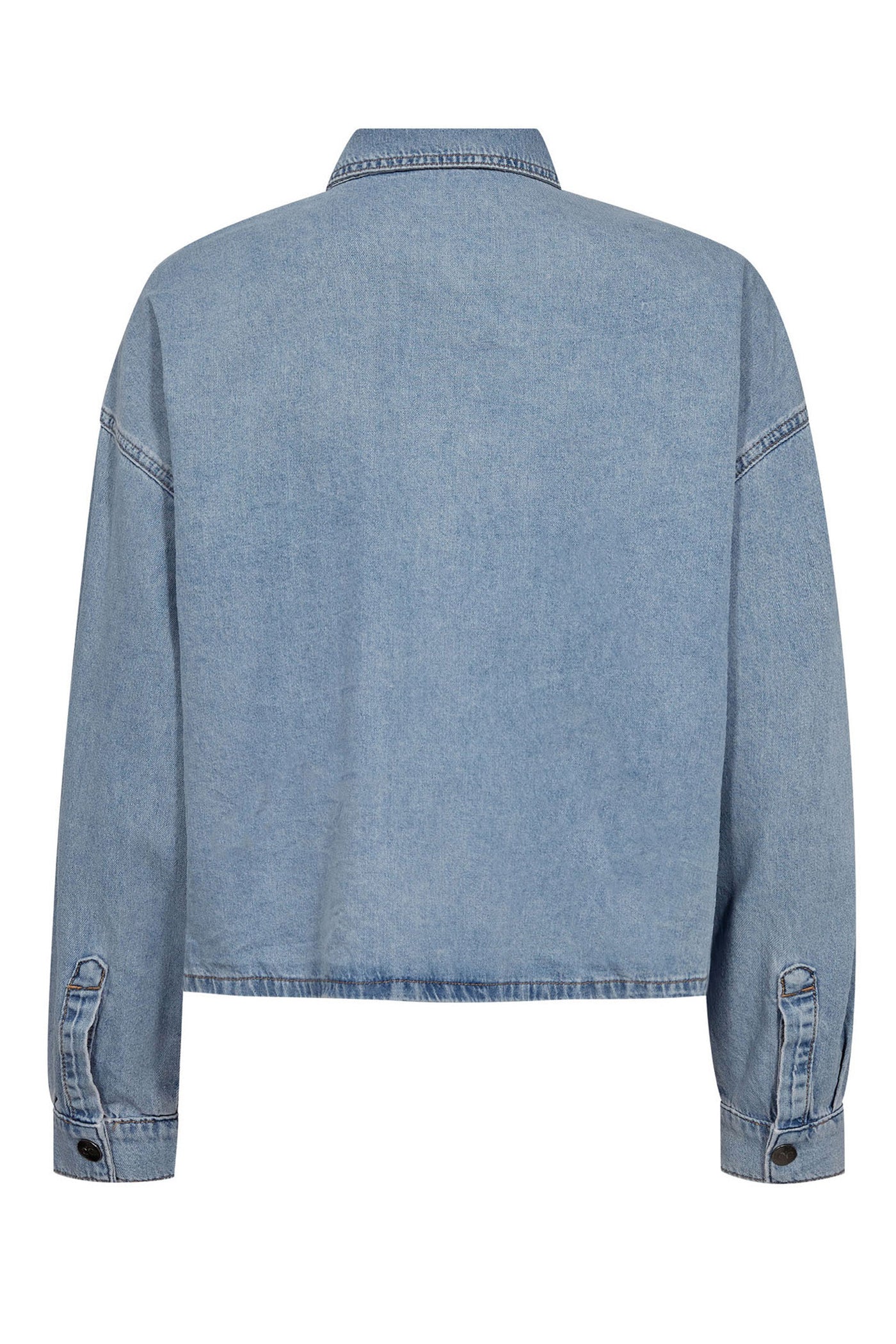 CindyCC Denim Shirt 114-Fade Denim - 35899