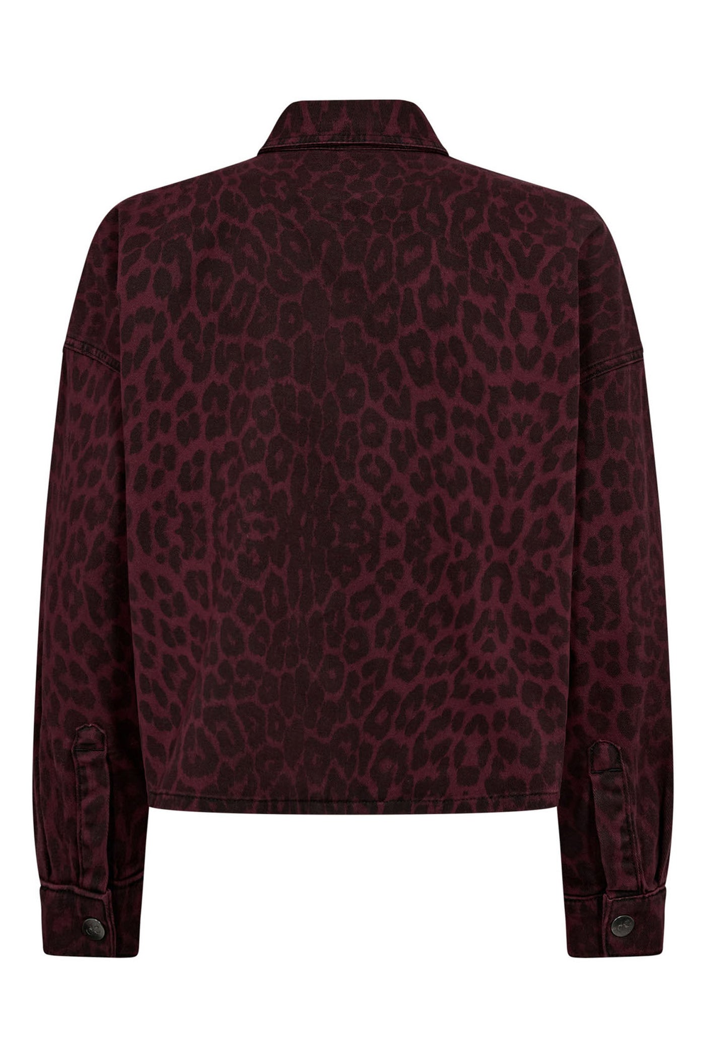 LeoCC Denim Crop Shirt 87-Winered - 35931