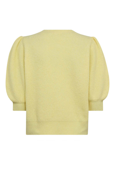 TheresaCC SS Cardigan 242-Past yello - 32231 Thumbnail