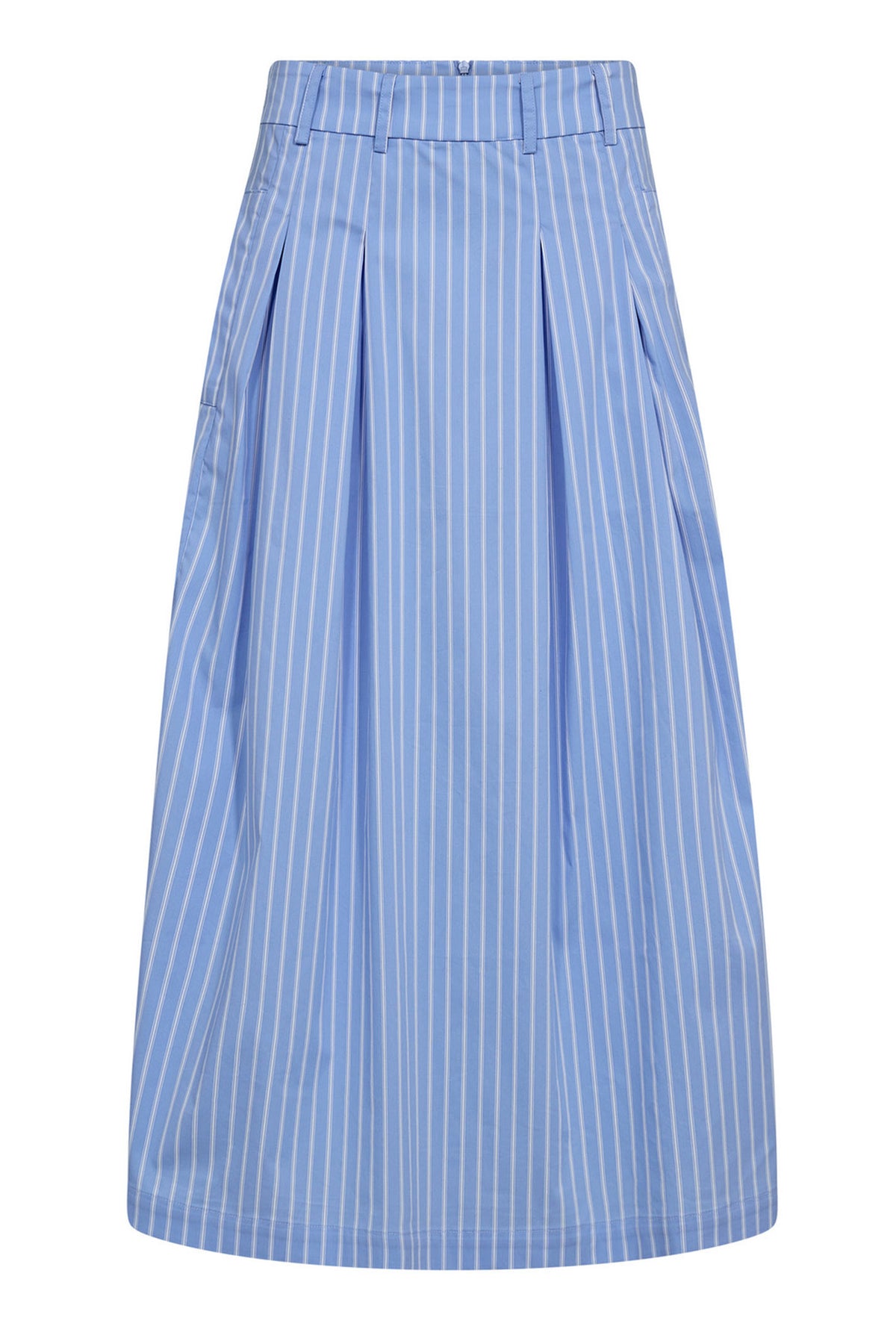 MicaCC Stripe Pleat Skirt 23-Pale Blue - 34225