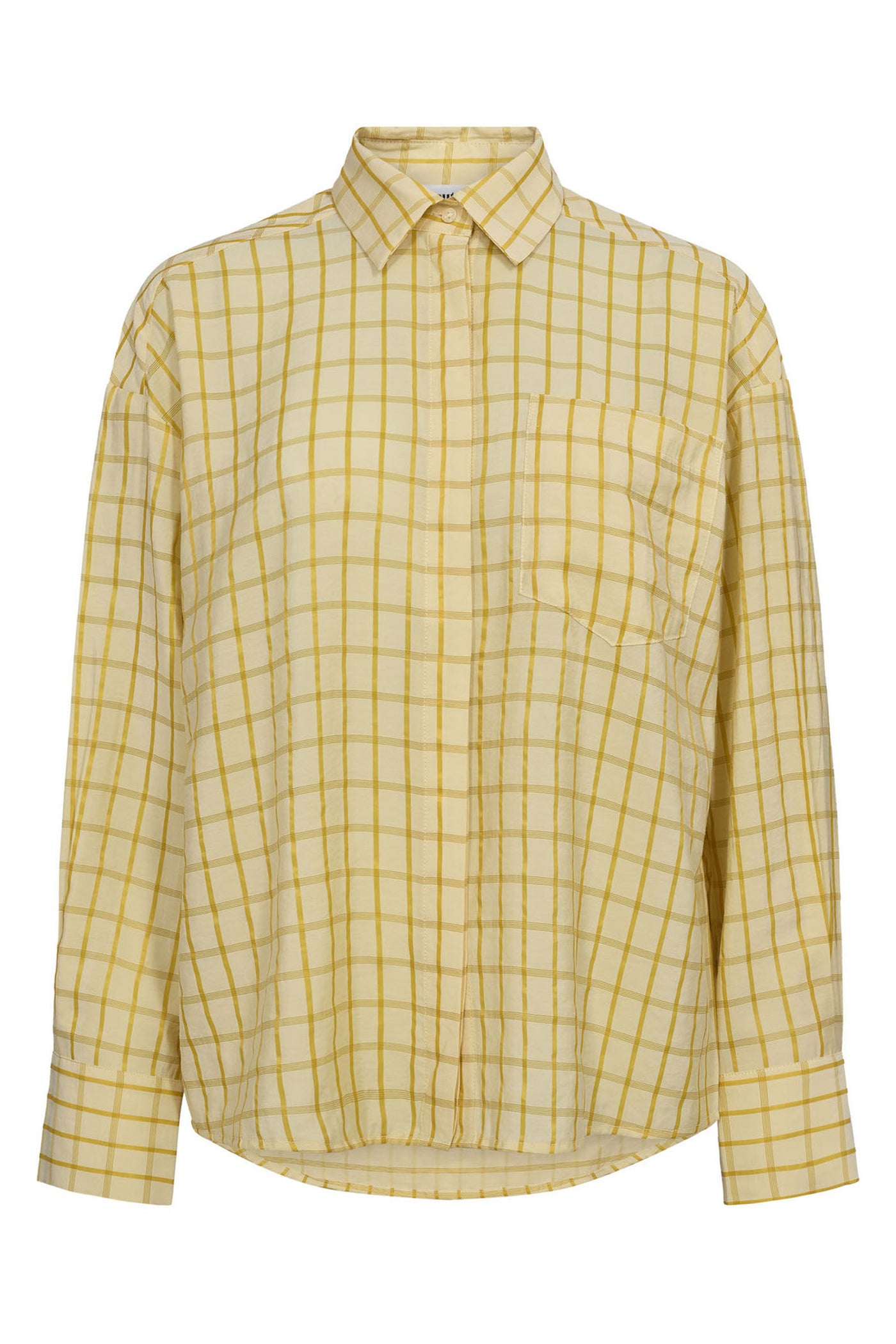 MangoCC Check Shirt 242-Past yello - 35938