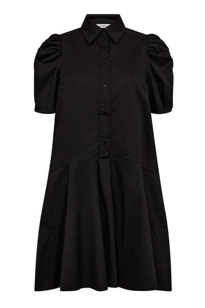 PoppyCC SS Shirt Dress 96-Black - 36533 Thumbnail
