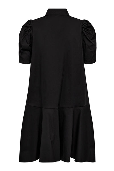 PoppyCC SS Shirt Dress 96-Black - 36533 Thumbnail