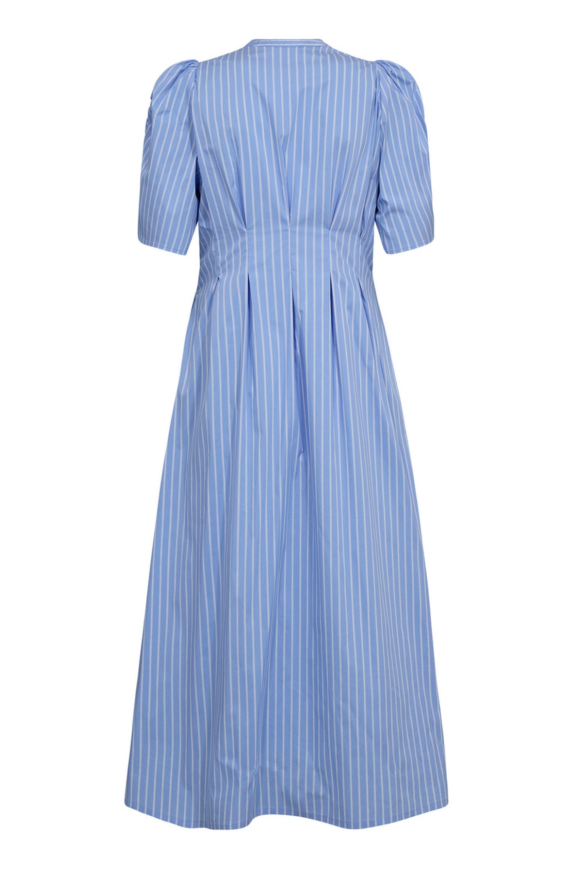 MicaCC Stripe Pleat Dress 23-Pale Blue - 36536