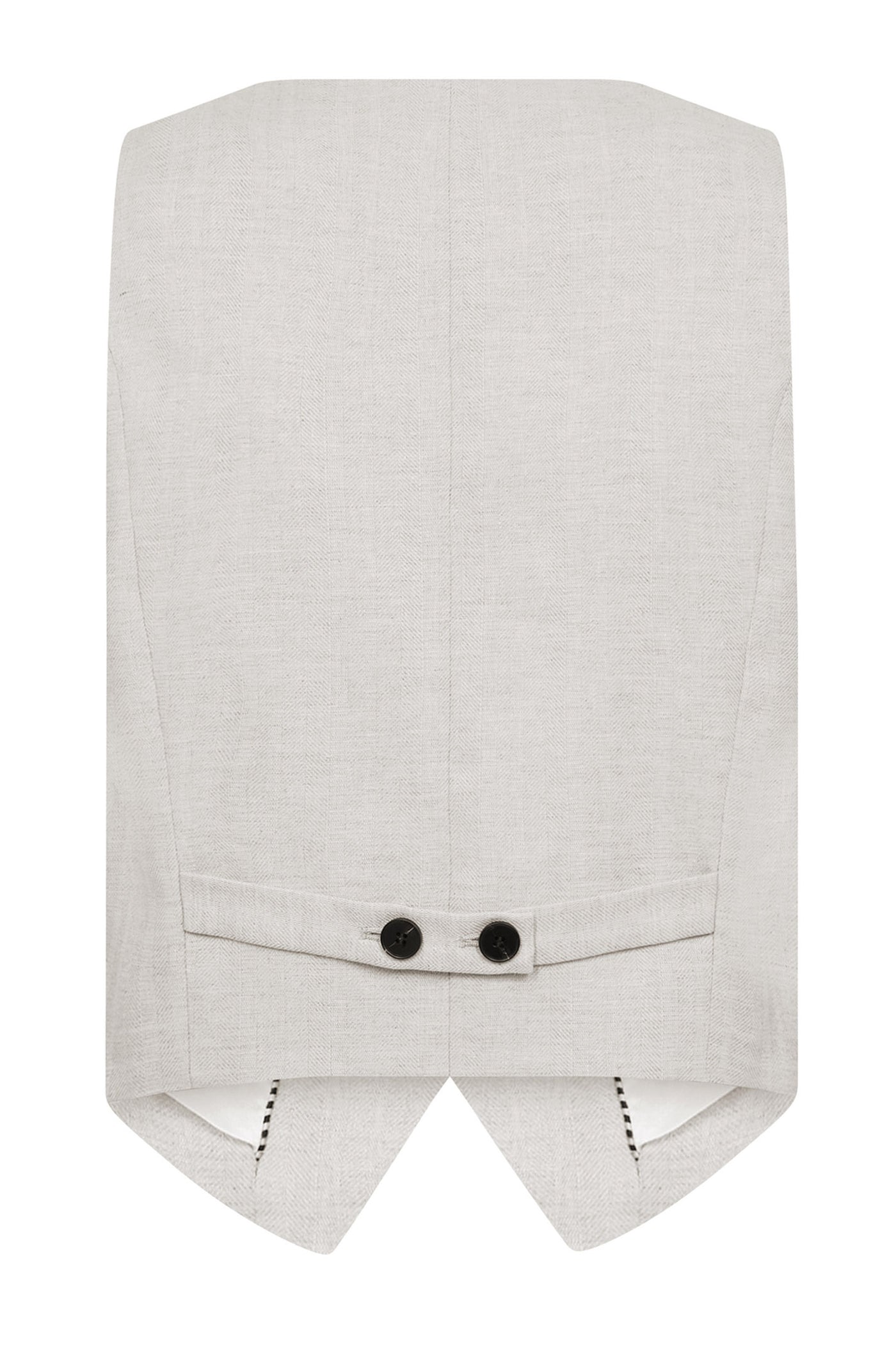 LisaCC Linen Tailor Vest 199-Bone - 30306