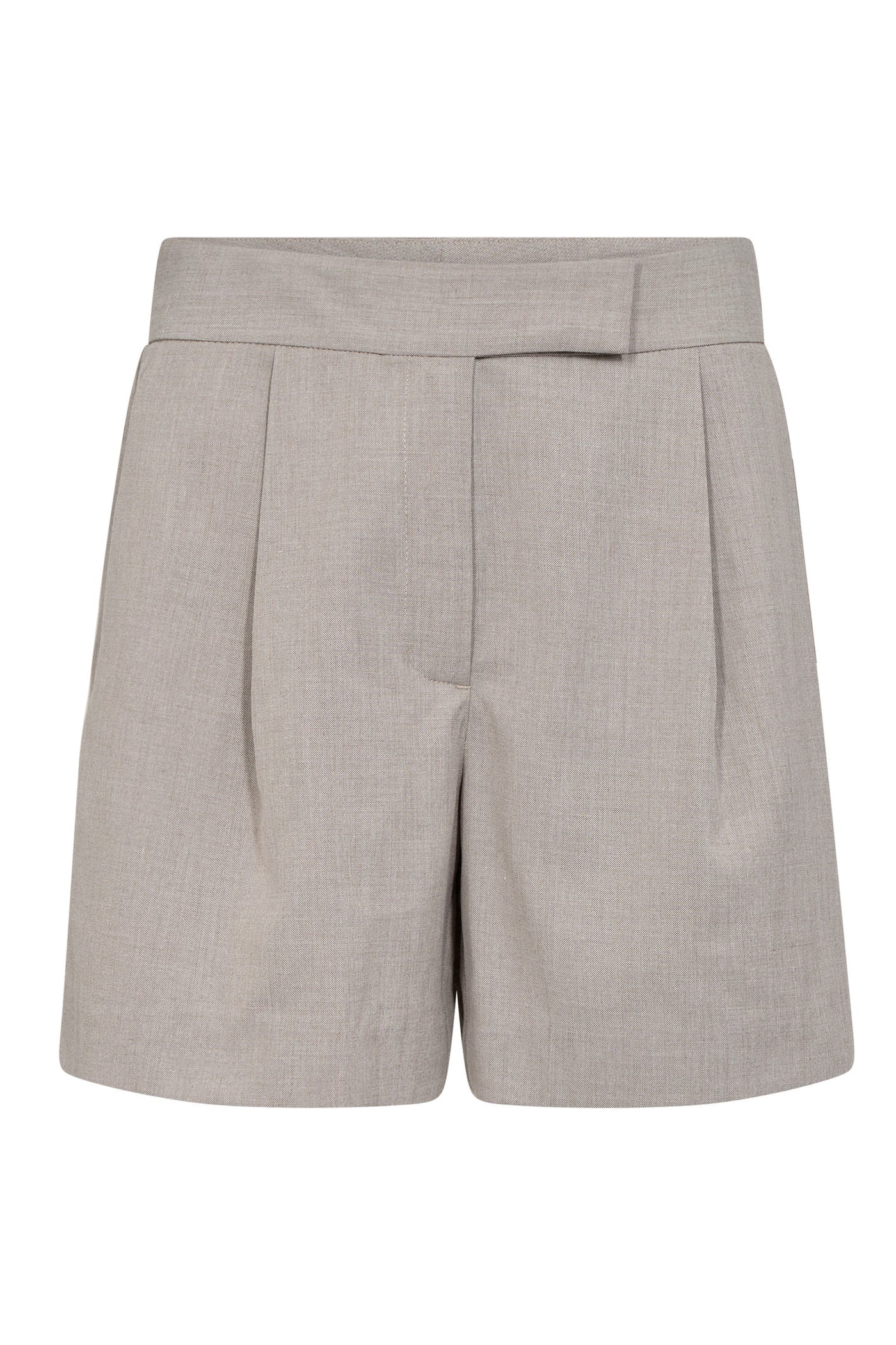 VidaCC Crop Pleat Shorts 118-Cashew - 31542