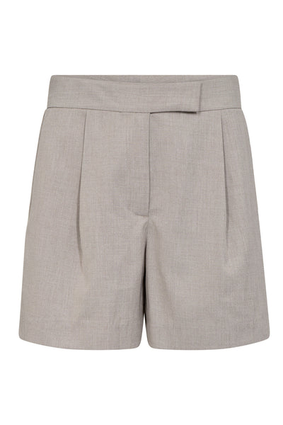 VidaCC Crop Pleat Shorts 118-Cashew - 31542 Thumbnail