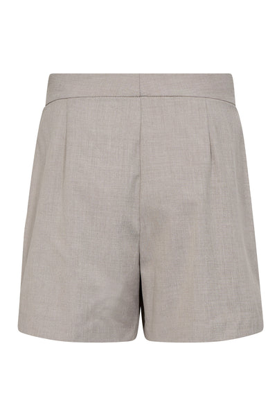 VidaCC Crop Pleat Shorts 118-Cashew - 31542 Thumbnail