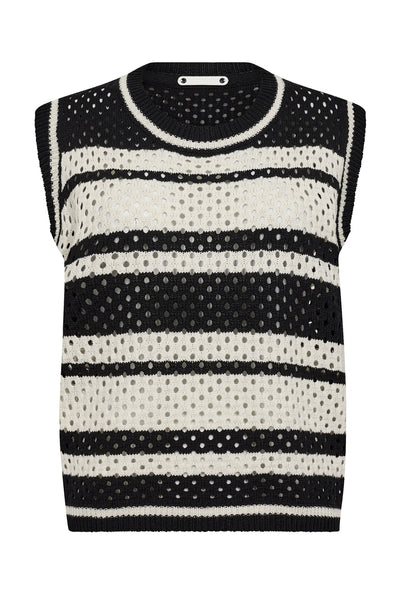 HoopaCC Knit Top 1196-OffWhite-B - 32187 Thumbnail