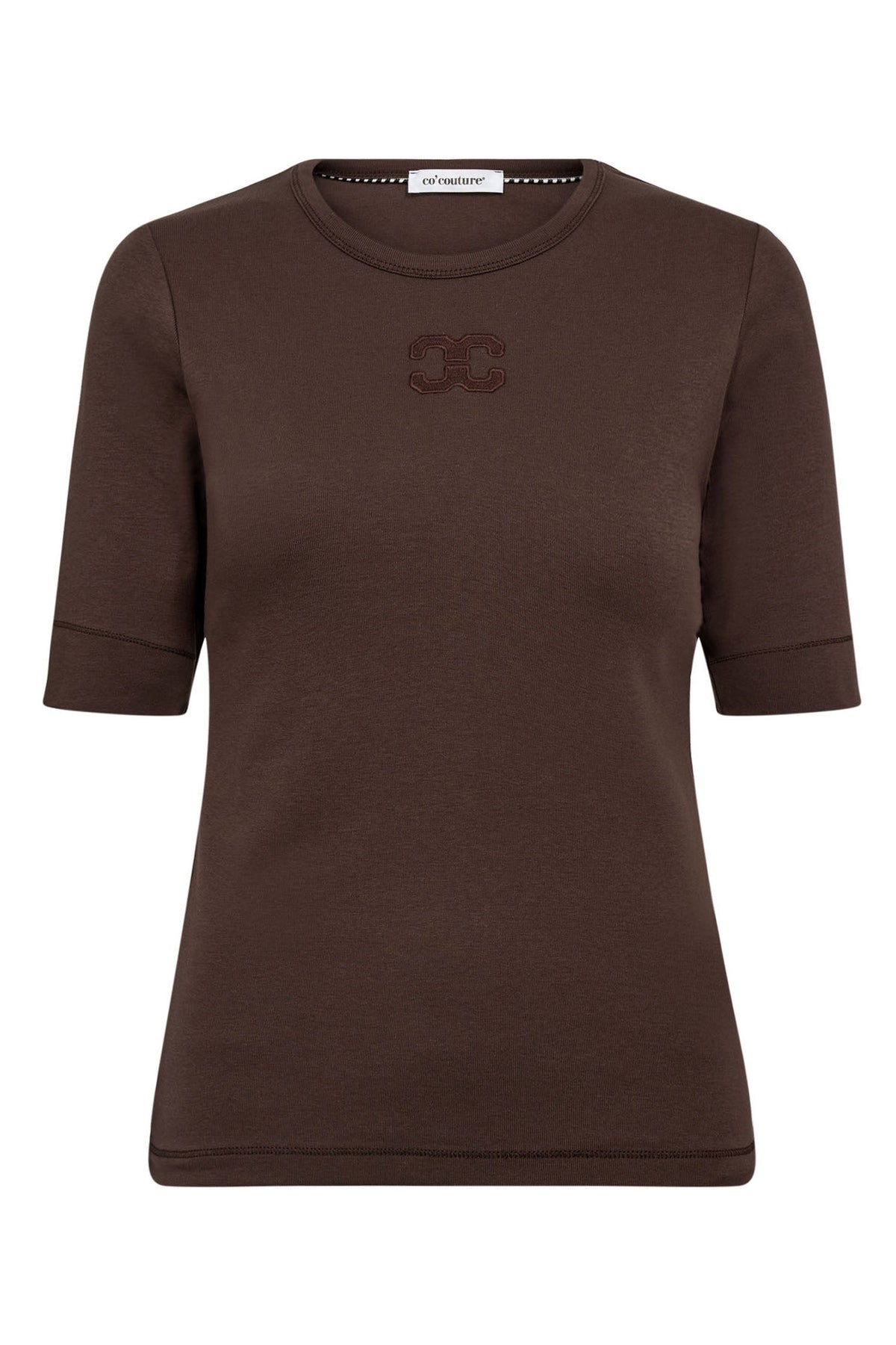 GrannyCC Embroidery SS Tee 83-Mocca - 33166