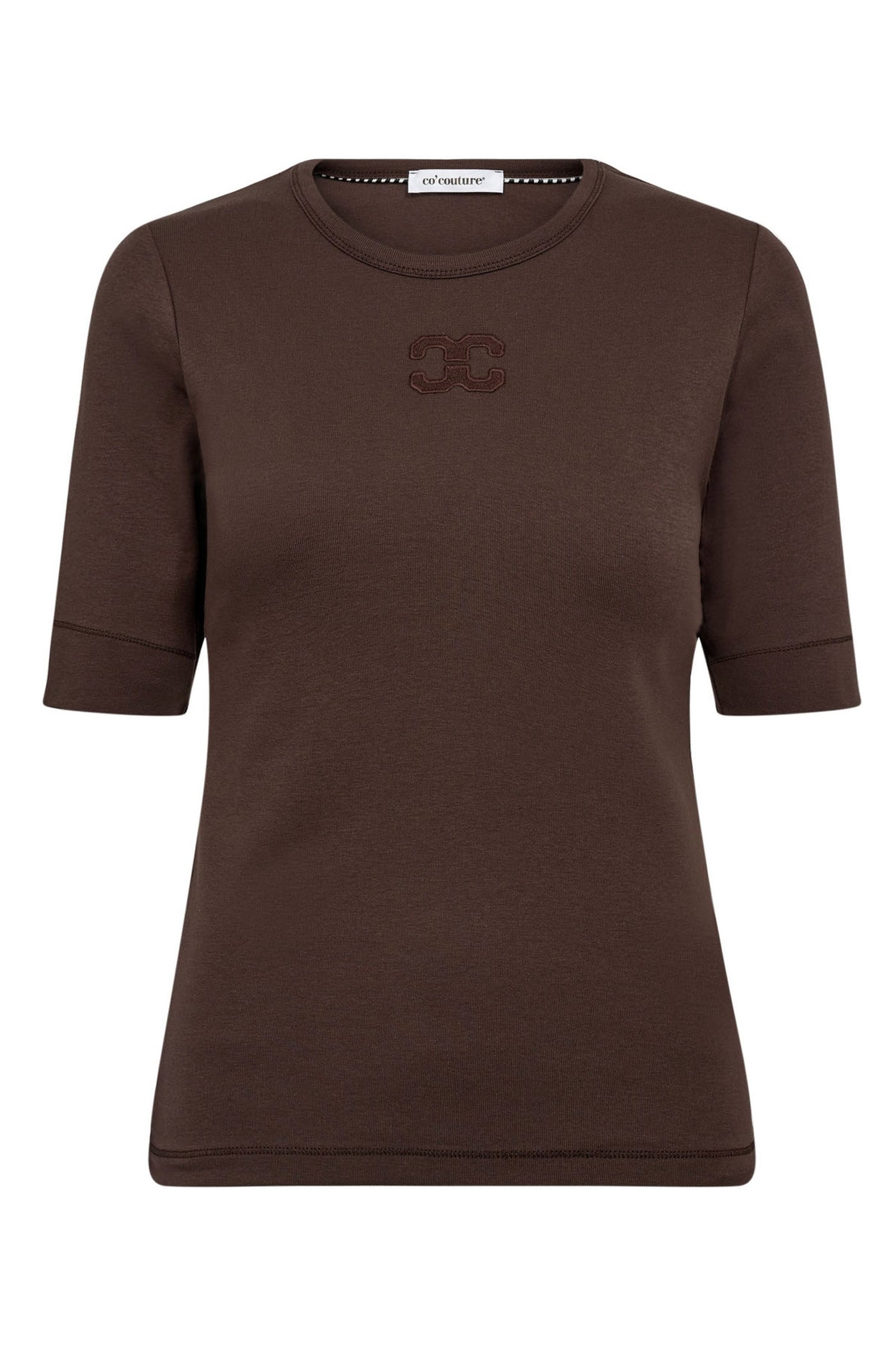GrannyCC Embroidery SS Tee 83-Mocca - 33166
