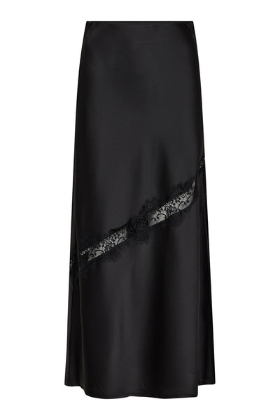 DeniseCC Lace Mix Skirt 96-Black Thumbnail