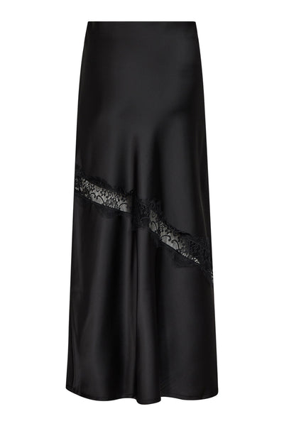 DeniseCC Lace Mix Skirt 96-Black Thumbnail