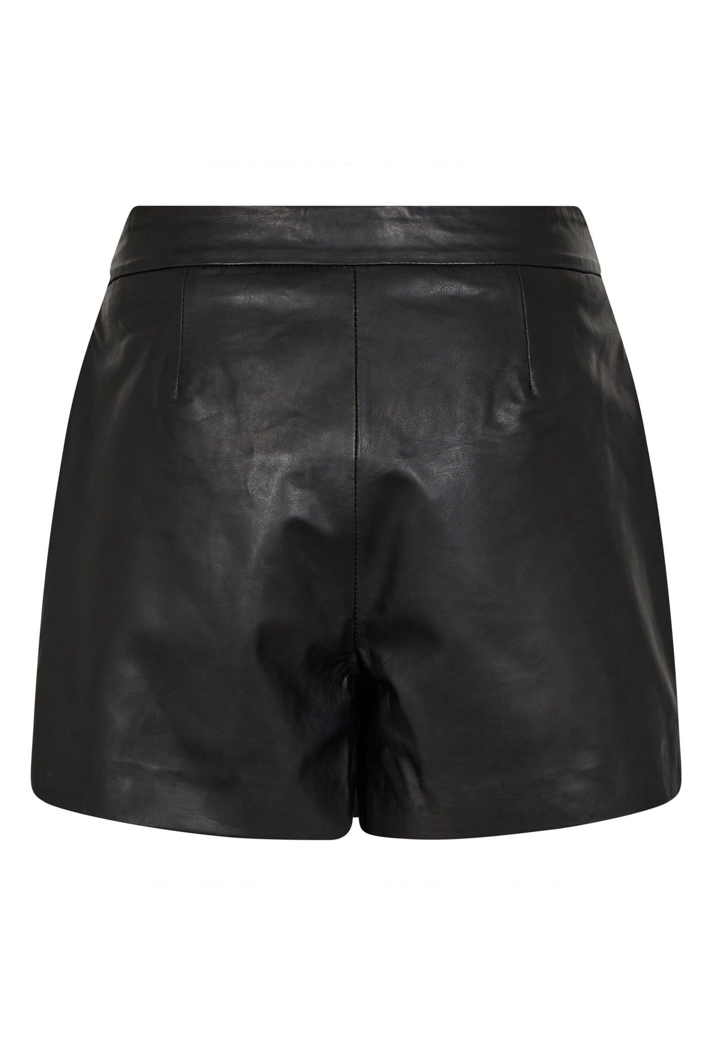 PhoebeCC Leather Wrap Skort 96-Black - 34200