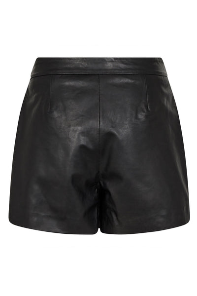 PhoebeCC Leather Wrap Skort 96-Black - 34200 Thumbnail