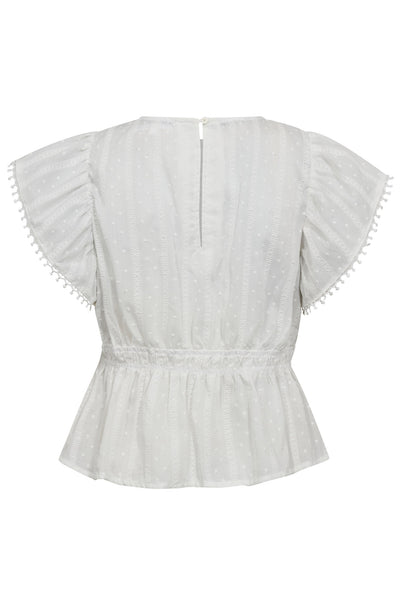 MaddieCC Frill Top 4000-White - 35818 Thumbnail