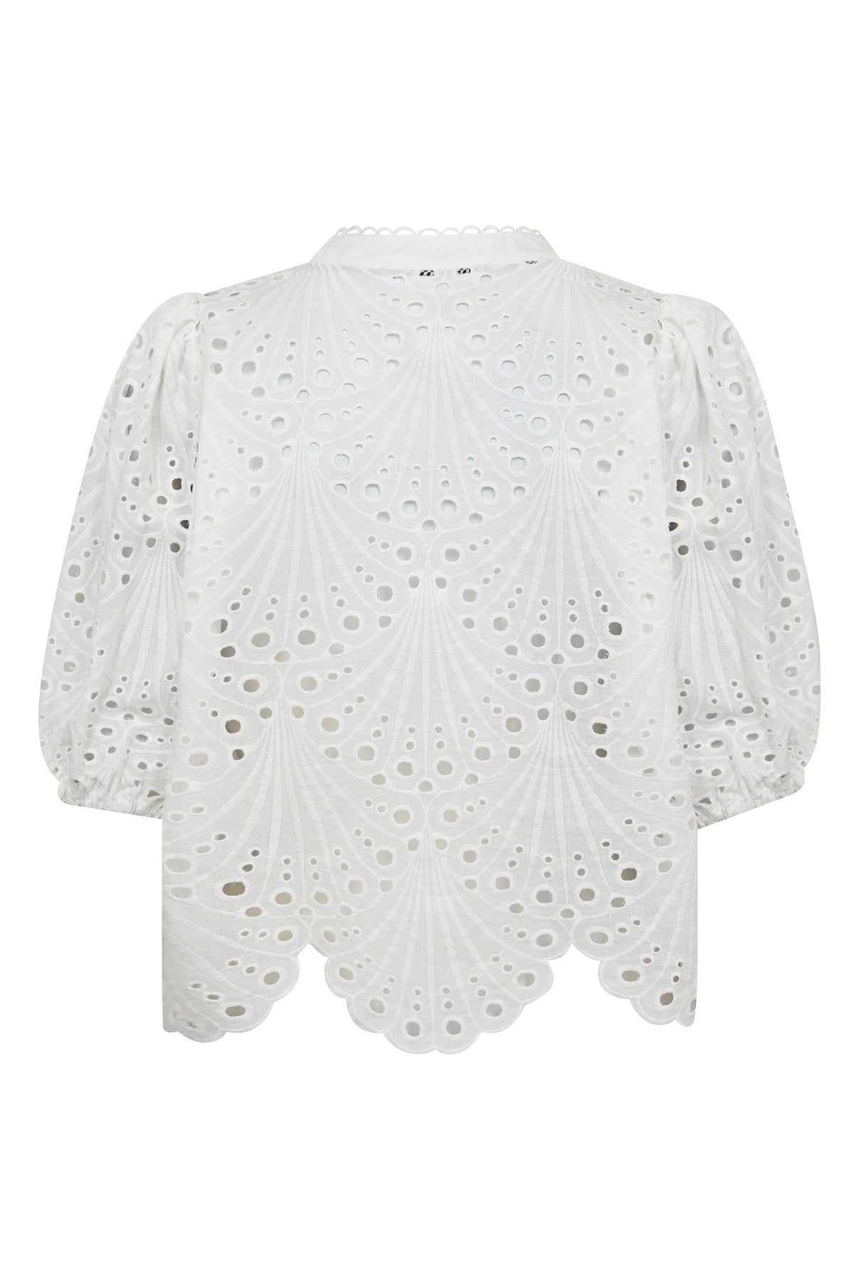 NayaCC Anglaise SS Shirt 4000-White - 35826
