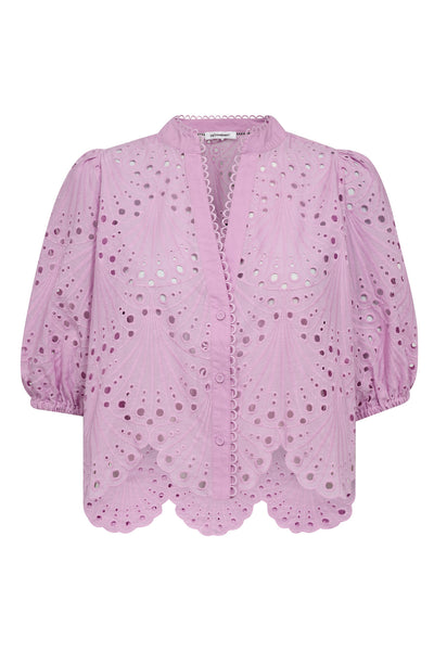 NayaCC Anglaise SS Shirt 458-Orchid - 35826 Thumbnail