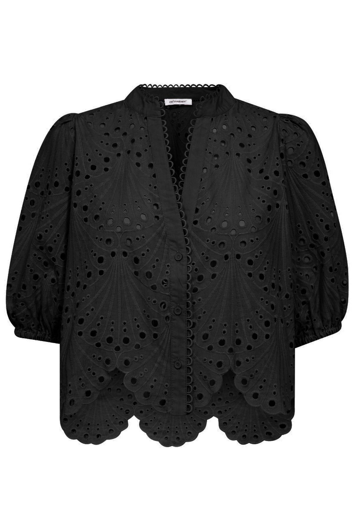 NayaCC Anglaise SS Shirt 96-Black - 35826