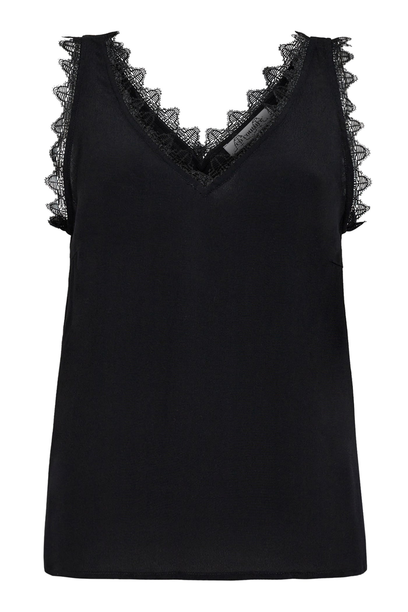PerinCC Lace Singlet 96-Black - 35833