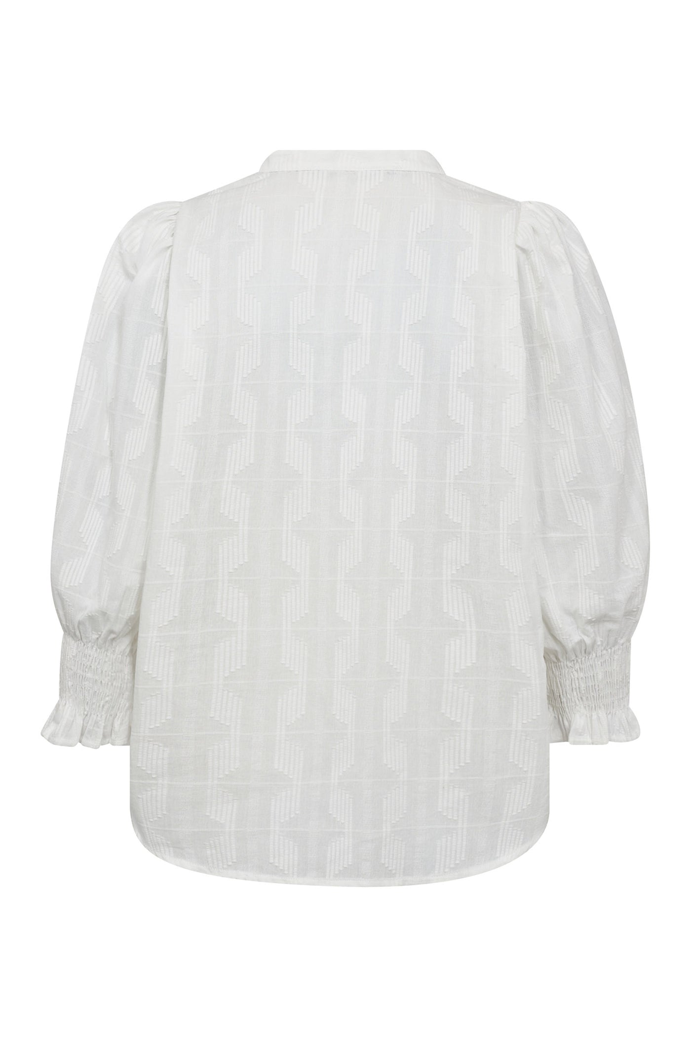 EmmaCC Frill SS Blouse 11-Off white - 35856