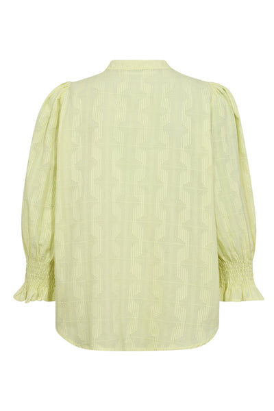 EmmaCC Frill SS Blouse 811-Citrus - 35856 Thumbnail