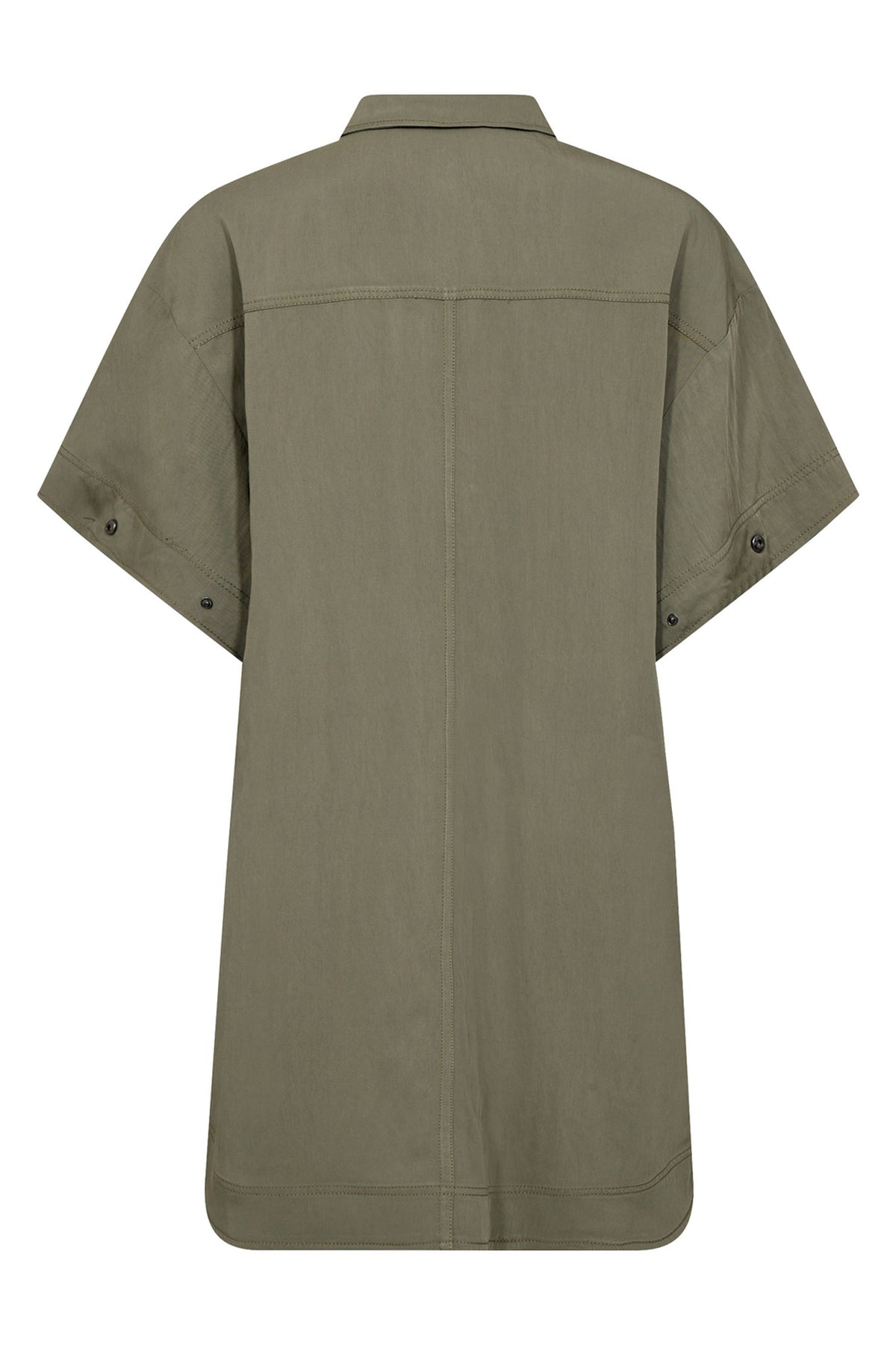 EllaCC Cargo Dress 7555-Army - 36485