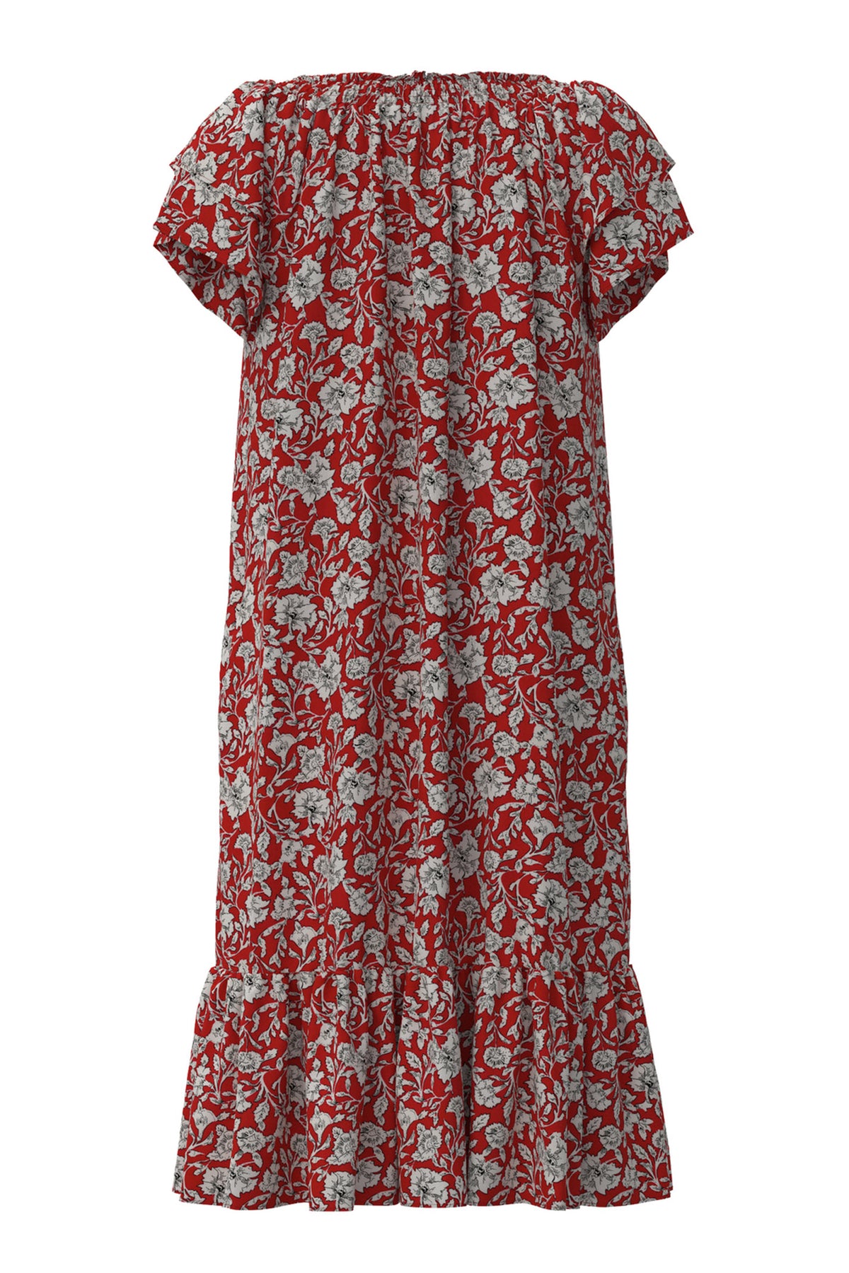 SunriseCC Crop Scarlet Dress 358-Red - 36490