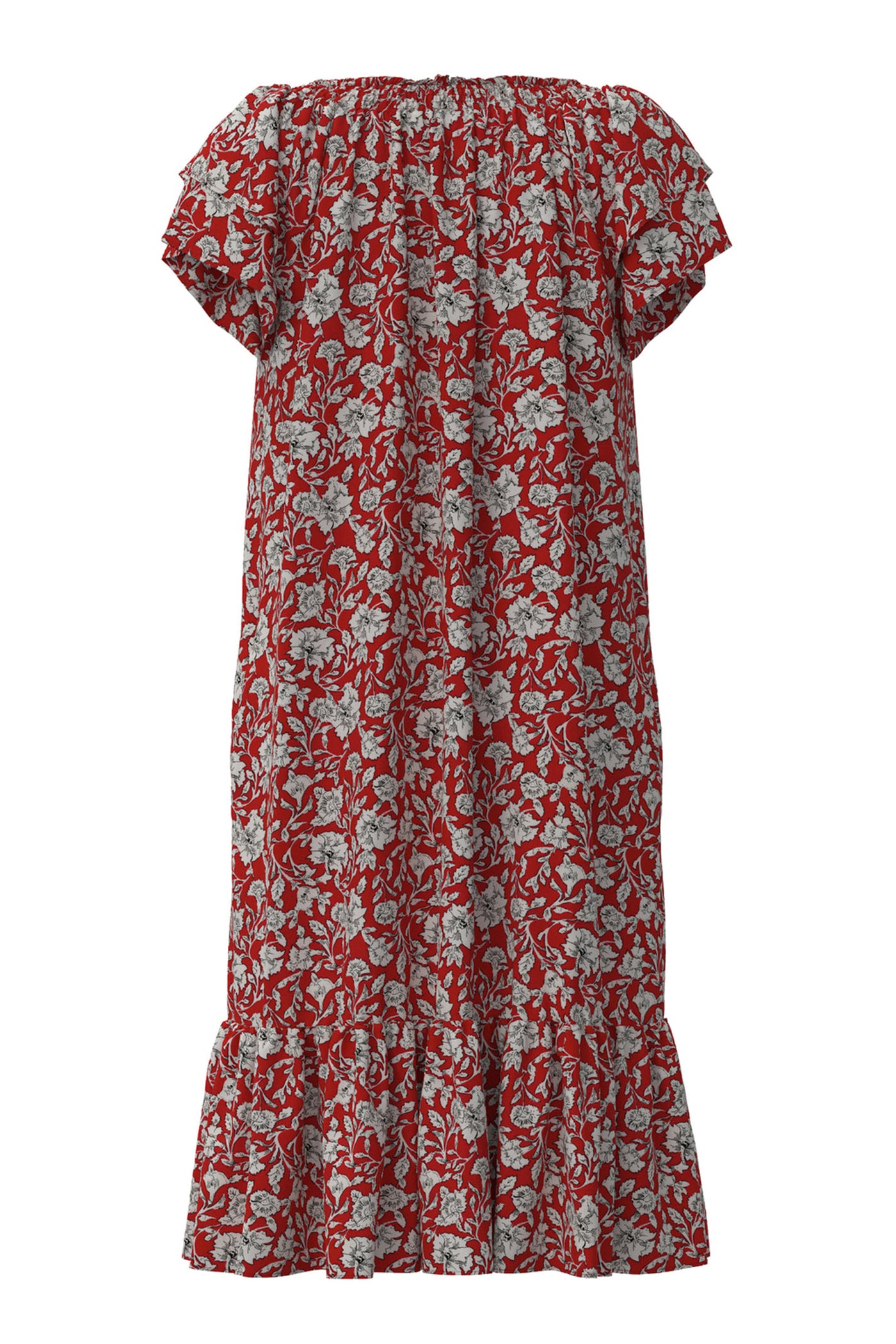 SunriseCC Crop Scarlet Dress 358-Red - 36490