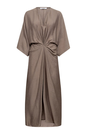 HeraCC Knot Dress 154-Walnut - 36498