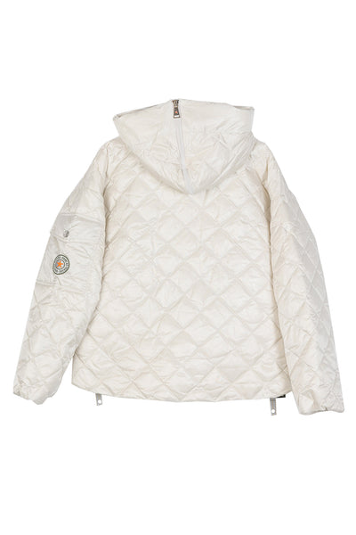 GINNY SHORT DIAMOND JAKKE POP. White - GINNY SHORT DIAMOND Thumbnail