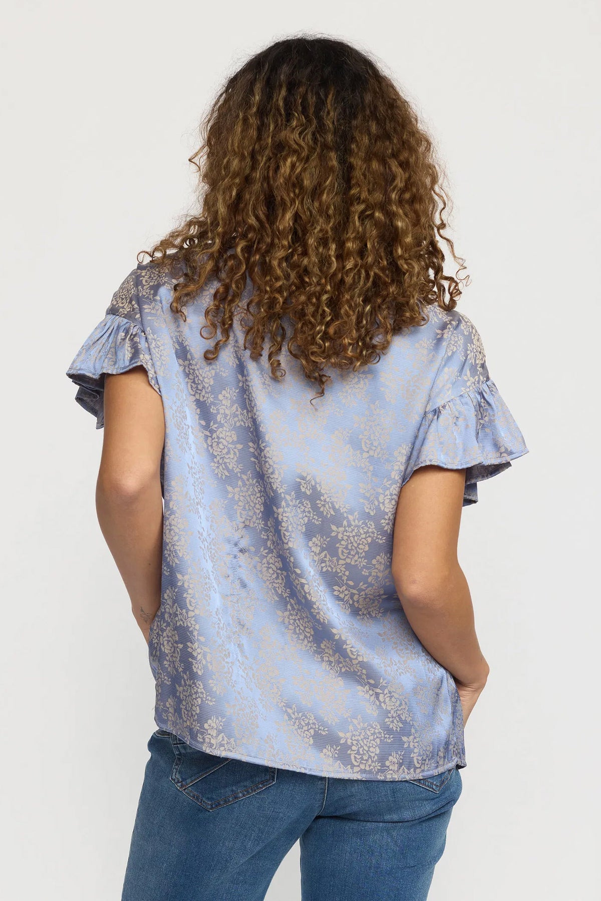 JABINA.SP25 BLUE JACQUARD