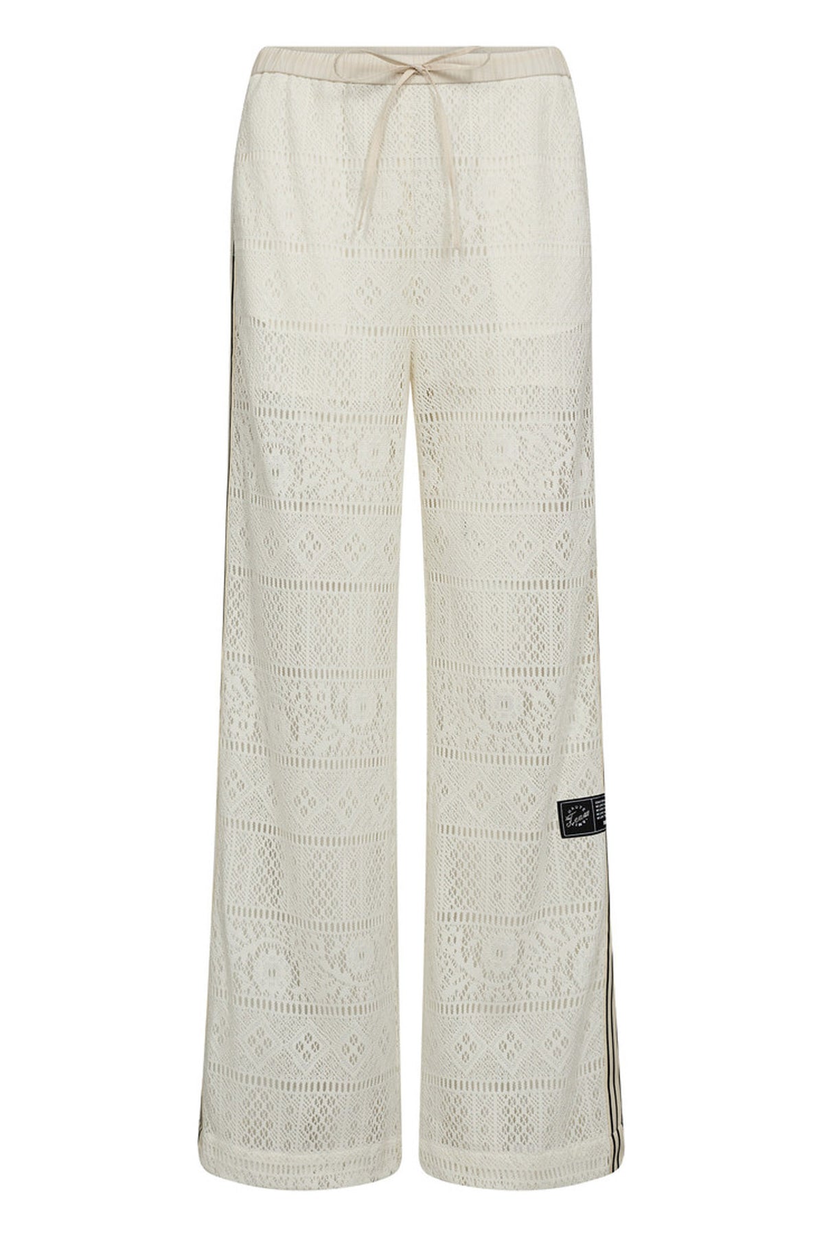 Utopia Lace Tie Tall Pant Off-White - HL10193