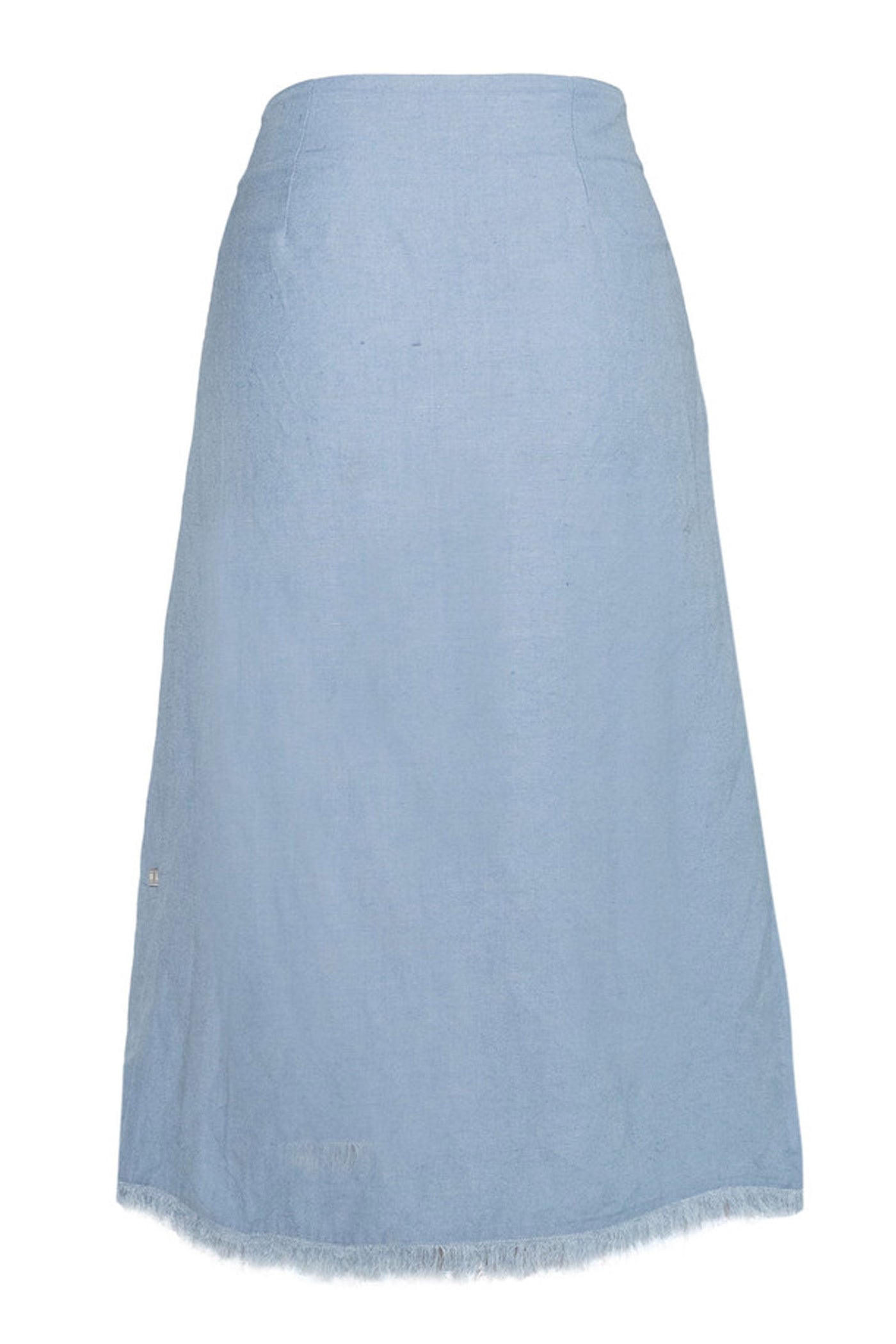 LILA Linen Skirt 4003 Faded Denim - 2510150206
